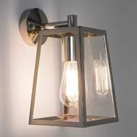 Calvi Outside Wall Light Lantern-Shaped Nickel