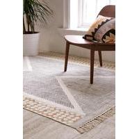 calisa block printed 5x7 rug assorted