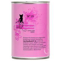 catz finefood can 6 x 400g lamb rabbit