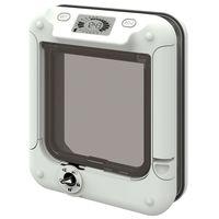 cat mate cat flap with timer control cat flap white