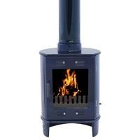 carron dante blue enamel 5kw multifuel defra approved stove
