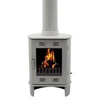 Carron Dante Ash Grey 5kW Multifuel DEFRA Approved Stove