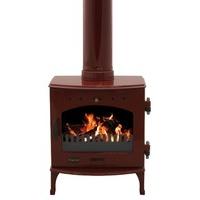 Carron Red Enamel 4.7kW Multifuel DEFRA Approved Stove