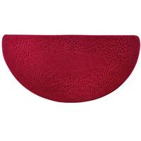 carissa half moon rug berry olefin