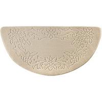 Carissa Half-Moon Rug, Cream, Olefin