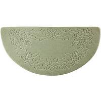 carissa half moon rug sage olefin