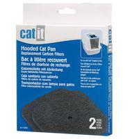 catit white tiger litter box 2 x 2 replacement carbon filters
