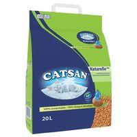 catsan naturelle plus cat litter 20l