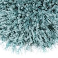 cascade teal blue shaggy rug 120x170