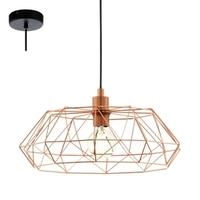 carlton 2 ceiling pendant light copper