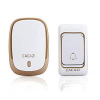 CACAZI K01 Home Wireless Doorbell Exchange Remote Remote Control Electronic Doorbell Old Pager Adjustable Volume Music