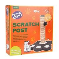 cat scratching post brown