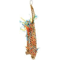 Caribbean Foraging Pouch Chewable Parrot Toy