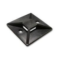 Cable ties 4 Way Adhesive Base Black - E58219