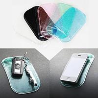 Car Mini Antislip Pad Mat Transparent Particles Pattern