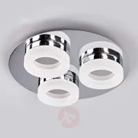 castil round led ceiling lamp with 3 rings ip44