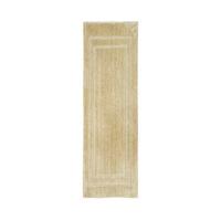 Carved Olefin Runner, Large, Oatmeal, Polypropylene