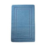 Carved Olefin Runner, Small, Blue, Polypropylene