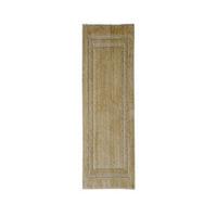 Carved Olefin Runner, Large, Beige, Polypropylene