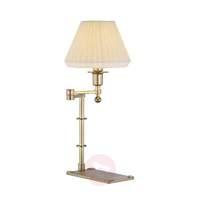 CAIRO table lamp, antique matt brass finish