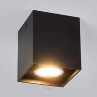 carson surface mounted ceiling spotlight black