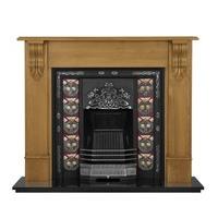 Carron Fireplaces Daisy Cast Iron Tiled Insert