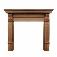 carron corbel oak wide opening fire surround