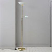 Carpio Antique Brass Effect Floor Lamp