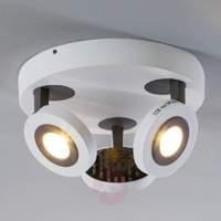 Cassanda round ceiling spotlight with 3 COB LEDs