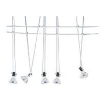 cable kit contemporary chrome finish halogen spot