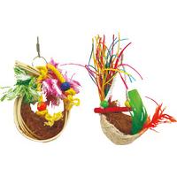 Caribbean Coco Nest Bird Toy