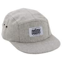 Callous Premium Handcrafted Light Grey Tweed 5 Panel Cap