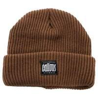 Callous Chunky Thick Knit Acrylic Beanie Hat Brown