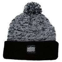 Callous Speckle Bobble Thick Knit Acrylic Beanie Hat Black/White