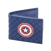 captain america civil war shield logo bifold wallet mw141001cap