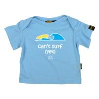 CAN\'T SURF YET FAIRTRADE S/SL ENVELOPE NECK T-SHIRT (SKY)