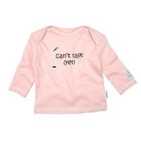 cant talk yet fairtrade long sleeve t shirt