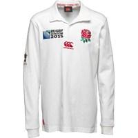 canterbury junior england classic home shirt bright white