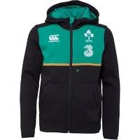 canterbury junior ireland training full zip hoody black