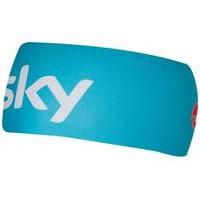 castelli team sky viva thermo headband blue