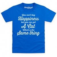 Cat Happiness Kid\'s T Shirt