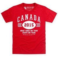 canada tour 2015 rugby kids t shirt