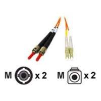 Cables to Go Low-Smoke Zero-Halogen - Patch cable - LC multi-mode (M) - ST multi-mode (M) - 5M - fiber optic - 62.5 / 125Micron - orange