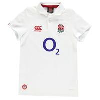 Canterbury England Rugby Home Classic Short Sleeve Shirt 2016 2017 Junior Boys