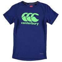 Canterbury Essential Crew Poly T Shirt Junior Boys