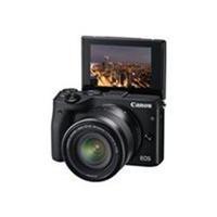 Canon EOS M3 Black CSC Camera + EF-M 15-45mm Lens