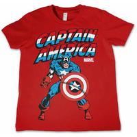 Captain America Classic Art Kids T Shirt