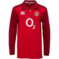 Canterbury Junior England Alternate Classic Long Sleeve Shirt True Red