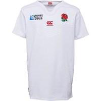 canterbury junior england home pro shirt bright white