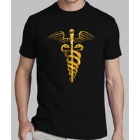 caduceus symbol - gold edition